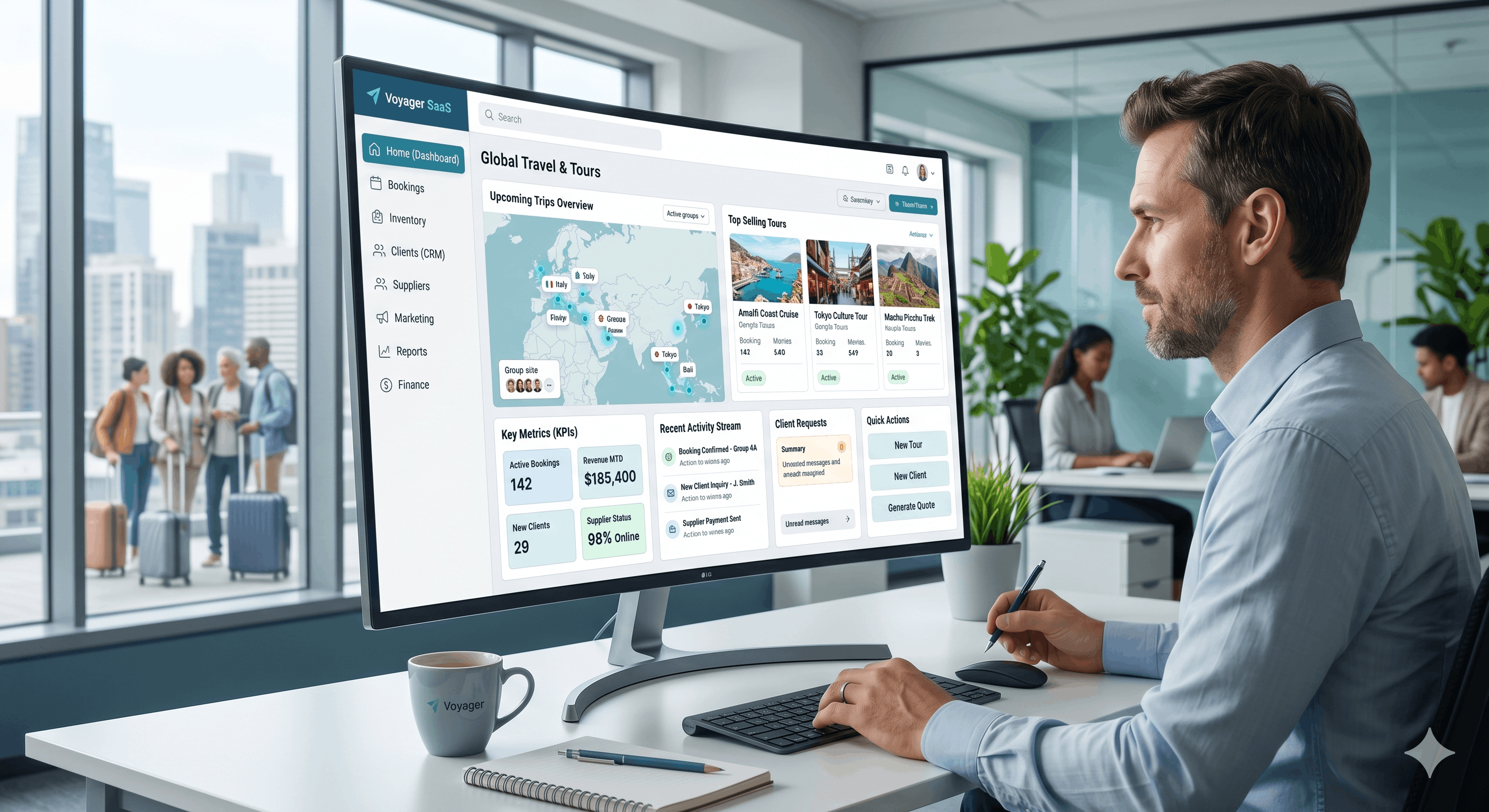 Travel Agency SaaS System